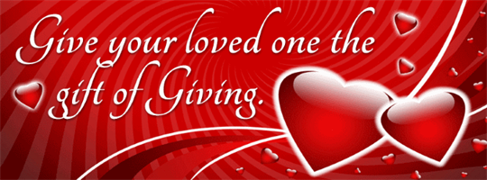 Charity Choice Valentine S Day Donation Gift Card Perfect